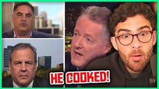 Piers Morgan VS Cenk Uygur & Chris Christie  Hasanabi Reacts to Uncensored