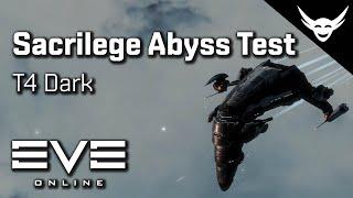 EVE Online - Sacrilege T4 Dark test