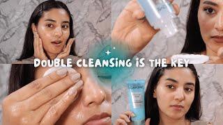 Easy Night Skincare Ft. Double Cleansing  Michu