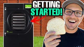 Harvest Right Freeze Dryer Unboxing Setup And Bread Run