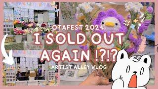 Otafest 2024 Artist Alley Vlog  I sold out again  