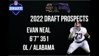 2022 Draft Prospects  Evan Neal  Alabama  OL