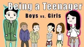 Puberty - Boys vs. Girls animation