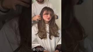 قص مدرج #haircut #hair