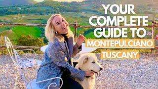 MONTEPULCIANO ITALY - YOUR PERFECT Travel Guide I Tuscany Italy I Italy Travel