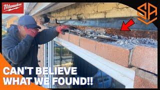 YOU WONT BELIEVE WHAT WE FOUND BEHIND THESE DANGEROUS BRICKS 