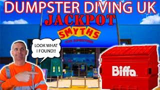 DUMPSTER DIVING AT SMYTHS TOYS TK MAXX & BOOTS LETS SEE WHAT WE CAN FIND.