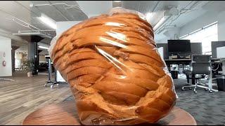 LIVE Which will last longer the president or this loaf of Boudin bread?