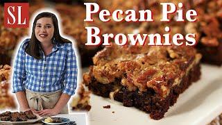 SWEET and GOOEY Pecan Pie Brownies  Layers of Deliciousness  Souths Best Recipes