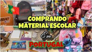 COMPRANDO O MATERIAL ESCOLAR EM PORTUGAL