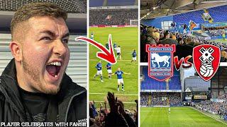 IPSWICH TOWN VS ROTHERHAM UNITED  4-1  GEORGE HIRST SPOTTED & SCENES AS TOWN QUALIFY IN FA CUP