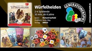 Generationenspiel-Siegel Würfelhelden von Richard Garfield - Amigo