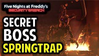 FNAF Security Breach TRUE Ending Guide  How to Unlock & Defeat the Secret Springtrap Boss
