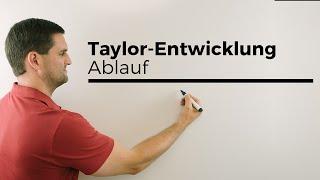 Taylor-Entwicklung Ablauf Taylorreihe Potenzreihe Entwicklungsstelle xo=0  Mathe by Daniel Jung