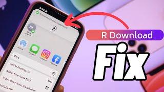 How to download r download in iphone