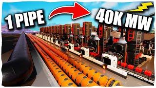 How To Turn 600 Oil into 40000MW With Turbo Fuel in Satisfactory U8