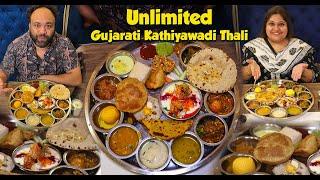 Unlimited Gujarati Kathiyawadi Thali  Gujarati Food In Bangalore  The Rajputana