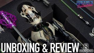 General Grievous Sideshow Collectibles Unboxing & Review