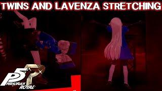 Twins and Lavenza stretching - Persona 5 Royal