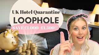 How to AVOID UK QUARANTINE HOTEL after visiting a RED LIST country ‼️