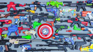 Mencari Tembakan Nerf Gun war Gun Revolver Gear Light Gun AK47 Sniper Rifle Spiderman Gun