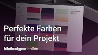 PERFEKTE FARBEN FÜR DEIN DESIGN FINDEN  colorhunt.co  kbdesignzonline