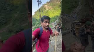 Gaurikund to Kedarnath trek ️  #shortfeed #kedarnath #minivlog #shorts