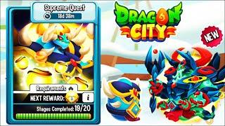 Dragon City - High Ascended Supreme Quest + All Dragons Full Fight & Combat 2024 