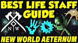 BEST LIFE STAFF GUIDE FOR NEW WORLD AETERNUM How To Healer Class In New World