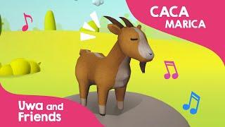 Caca marica anak kambing lucu saya  - lagu anak Indonesia 90 an