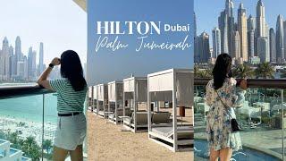 Hilton Dubai Palm Jumeirah  and West Beach Promenade Walk Through