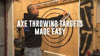 How To Draw Axe Throwing Targets