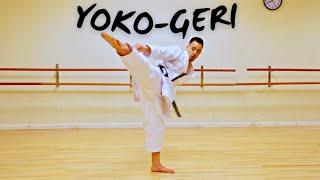 HOW TO YOKO GERI  KARATE SIDE KICK