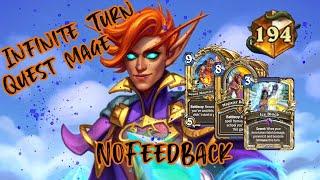 Hearthstone Wild  Infinite Turn Quest Mage experience in a nutshell The king of solitares