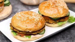 ডালের বড়ার বার্গার  একটু ভিন্ন ধরনের তবে খেতে খুবি মাজাদার  ॥ Burger Recipe ॥ Easy Burger Recipe