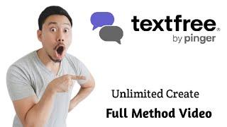 TextFree Account Create Full Method #textfree #TfMethod