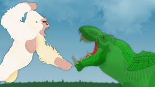 George vs Hypo Rex    EPIC BATTLE    Rampage vs The Isle Animation