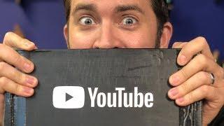 100k Subscriber Play Button Unboxing
