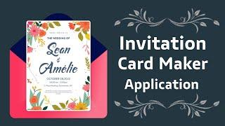 Invitation Card App 2023  Invitation Card Kaise Banaye  Invitation Card Making Ideas  Invitation.