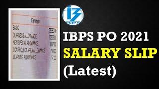 IBPS PO 2021 LATEST SALARY SLIP