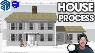 Modeling a DETAILED HOUSE in SketchUp