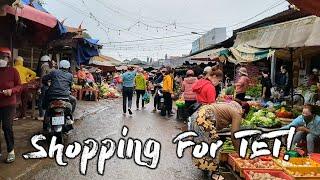 Crazy Busy Market Day Before Tet Dak Mil Vietnam Raw Pixel 6 Video