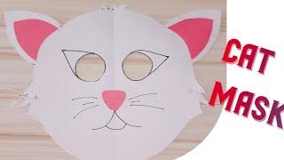 Cat face mask  how to make cat mask  cat mask