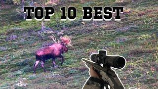 Top 10 Best MOOSE HUNTING KILL SHOTS COMPILATION - Stuck N The Rut 2024