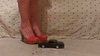 Giantess crush toy car - Buick 124  special Christmas video 