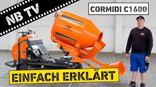 Wie funktioniert der Cormidi C1600 Betonmischer? - Einfach erklärt