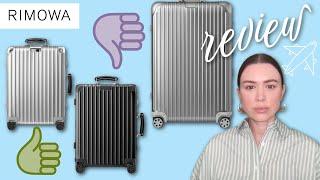 RIMOWA LUGGAGE REVIEW 2023 CLASSIC CABIN in Silver Vs. Black + ORIGINAL CHECK-IN L Suitcases