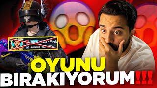 OYUNU BIRAKIYORUM SAHİP OLDUĞUM EN DEĞERLİ ŞEY GİTTİ... PUBG Mobile