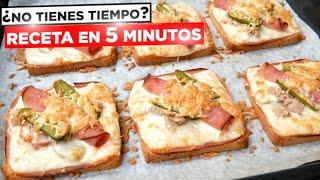 CENA en 5 MINUTOS  Un SÁNDWICH BRUTAL   Barato y al HORNO.