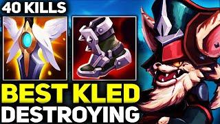 RANK 1 BEST KLED SHOWS HOW TO DESTROY PATCH 14.13  League of Legends